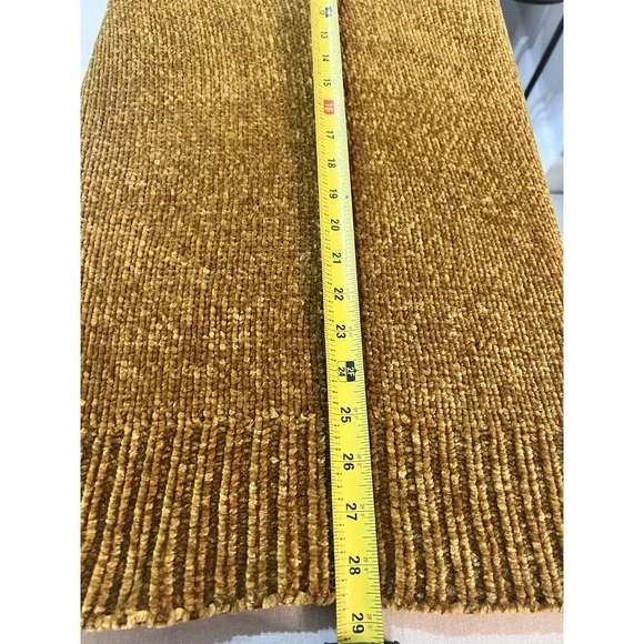 Zara Knit Oversized Sweater Womens Small Mustard Yellow V Neck . Buttery Soft - Picture 5 of 5